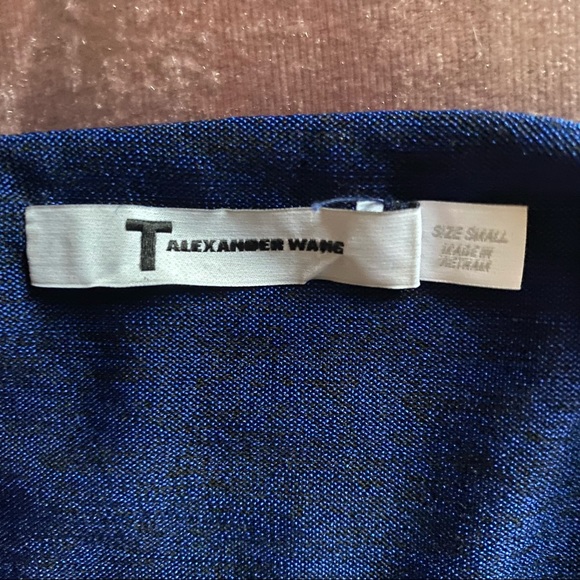 Alexander Wang Blue Sleeveless Twist Tunic Small - Picture 7 of 7